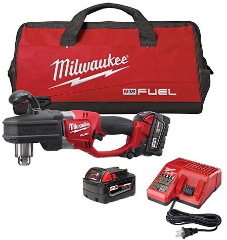 Milwaukee 2707-22 M18 Fuel Hole Hawg 1/2 Right Angle Drill Kit