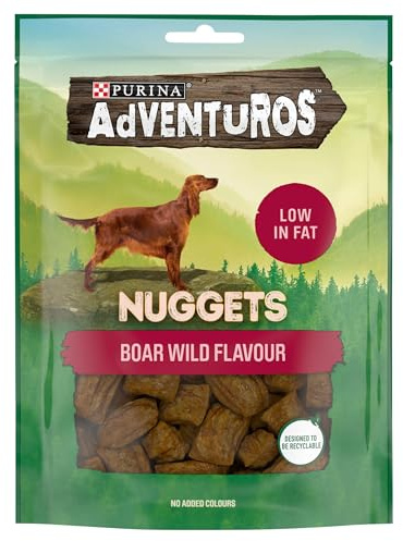 ADVENTUROS Nuggets Wild Boar Dog Treats 90g