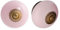 Nicola Spring Möbelknöpfe aus Keramik - Pink - 24 Stück