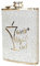 Hip Flask Stainless Steel (Girls Night Out Glittery Silver)