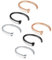 6stk Nasenring Nasenpiercing Fake Nase Lippe Ring Set 20G 18G 16G 6mm/8mm/10mm/12mm Chirurgenstahl Piercing Nasen Schmuck