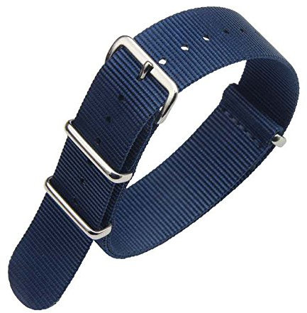 FOUUA Nylon Uhrenarmbänder Band NATO Style Wahl der Farbe, Länge und Breite 16mm 18mm 20mm 22mm 24mm Ersatz-Ballistikbänder für Männer und Frauen