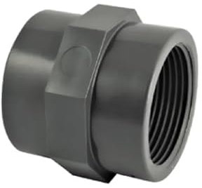 Codital Manchon PVC Pression à Visser FF 3/4 de Raccord PVC Pression