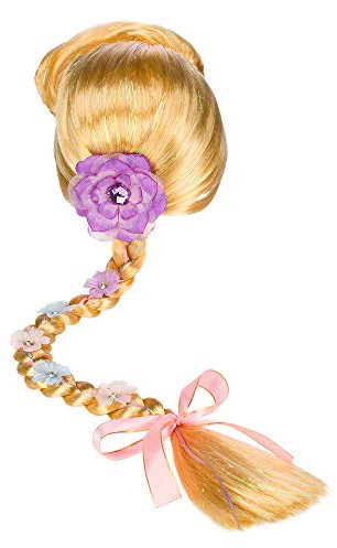 Disney Rapunzel Perücke mit Zopf gelb