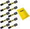 10 x SabreCut SCRH532_10 32mm H5 Hex (Sechskant) Magnetische Schlagschrauber Bohrerbits-Set Ein-Endig Hochleistung für Dewalt Milwaukee Bosch Makita und andere