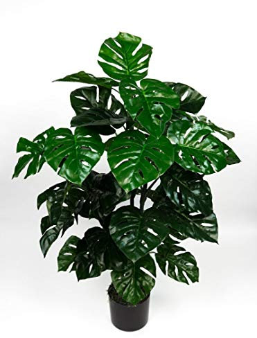Seidenblumen Roß Splitphilopflanze Real Touch 100cm grün ZJ Kunstpflanzen künstliche Pflanzen Splitphilo