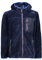 CMP Felpa in Pile High Loft con Cappuccio, Bambino, B.Blue-Royal, 110, B.Blue-Royal