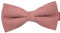 Ecravate - Noeud Papillon en velours côtelé (fines côtes). Vieux Rose