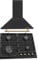 CONJUNTO - PACK7 COCINA NEGRO RÚSTICO ACABADO DORADO (campana extractora de 60 + encimera de gas)