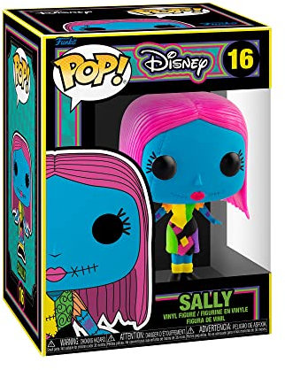 Funko Pop! Disney: The Nightmare Before Christmas - Blacklight - Sally - Vinyl-Sammelfigur - Geschenkidee - Offizielle Handelswaren - Spielzeug Für Kinder und Erwachsene - Movies Fans