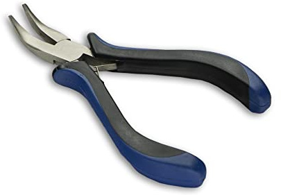 HURON Pliers, Springloaded Bent Nose (1/3/10/25/100 pc) (1pc)