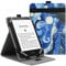 VOVIPO Custodia universale per 6 6.8 7Kindle Paperwhite/colorsoft eReaders,Stand Cover con cinturino compatibile con Kindle/Kobo/Tolino/Pocketbook/Sony 6-6.8-7 pollici ebook readers-Starry Sky