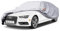 GUNHYI Autoabdeckung Wasserdicht und atmungsaktiv, Vollgarage Autoplane für C-Klasse,Audi A5, Ford Mustang, Giulia, Kia Stinger, BMW 4er etc.Abdeckplane Geeignet für Limousine (470 zu 490 cm) 3XL.