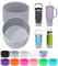 PICcircuit 2 PCS Silicone Bottom Protector for Stanley Quencher Adventure 40oz & Hydro Flask 12-24oz Tumbler Accessories, Avoid Scratches & Noise