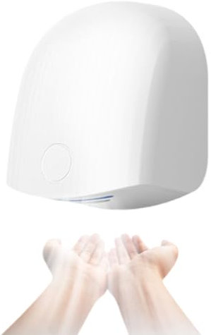 Automatic Hand Dryers Commercial Hand Dryer for Bathroom Compact Electric Air Hand Dryer for Home Industry Hot & Cold,E