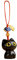 BYNYXI Porte-clés Chat, Lucky Cat Keychain Bois Chat Pendentif Mignon Chaton Porte-clés Animal Kawaii Chat Porte-Bonheur Porte-clés pour Femmes Filles Portefeuille Cadeau