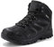 NORTIV 8 Stivali da Trekking da Uomo Escursionismo All'aria Aperta Scarpe da Trekking Scarponi Scarpe da Arrampicata Alpinismo,Size 48,Tutto Nero,160448_M-E