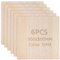JMIATRY 6 pièces de bois de balsa 3mm, Panneau de bois de bricolage 300x300cm Panneau de bois de balsa Panneaux de bois de balsa pour la peinture, le modèle de bricolage, l'art et l'artisanat