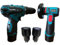 Topolenashop Trapano Avvitatore + Mini Smerigliatrice Flex 76mm 48V Kit Trapano Smerigliatrice A Batteria 48V