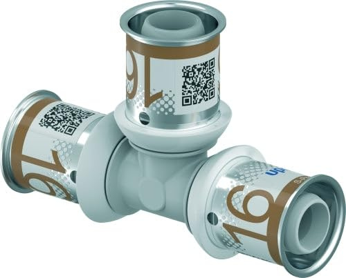 Uponor T-Stück S-Press PLUS PPSU 16x16x16 1039944 Kunststoff