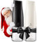 itsufirst® Olive Oil and Vinegar Dispenser Set – 2 x 500ml Glass Pourer Bottles, Auto Flip, Non Drip, Leakproof Oil Bottles for Kitchen Cooking, Celestial & Pure (Matte-Black + Off-White) Pack Of 2