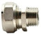LIUCH Passend for PEX-AL-PEX-Rohre mit 16/20 mm Innen-/Außendurchmesser und 1/2 Zoll BSPP-Außengewinde aus vernickeltem Messing, Rohrverschraubung, Kupplungsstecker-Adapter