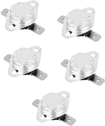 5 PC KSD301 Interruttore Termostato - Interruttore di Controllo a Temperatura Chiuso a Microonde Normale, Distributori di Acqua e Altro Ancora