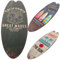 PartyKindom 3 Stück Surfbrett-dekoration Ästhetisch Surfboard -wandkunst Planke Küstendekor Groß Surfzubehör Dekorativ Surf-kunst Surfbretter Strand Nautisch Surfbrett Wanddekoration Hölzern