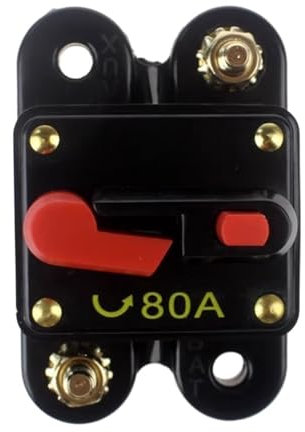 KVEIYIIC Interruttore Automatico Fusibile 50A 60A 80A 100A 150A 200A 250A 300A 12V(50A)