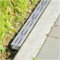 AVLLSO Canaleta de desagüe Canal Drenaje Acero Inoxidable 100cm Rectangular - Kit con Rejillas para Jardín Garaje Cocina​(100x15x8cm/39.4x5.9x3in)