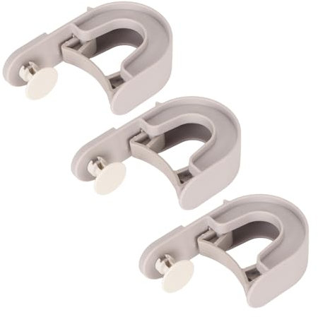 Lazmin112 Titular de la Trapeador, Robusto Soporte para la Sala de Salvación Autoadhesivo para la Cocina (GREY)