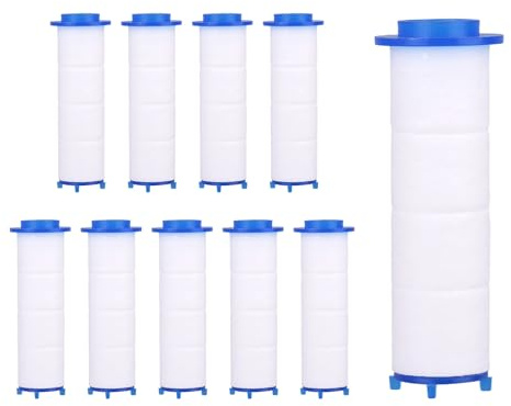 10pz Filtro Soffione Doccia per Drivese, Filtros Soffione Doccias Turbo Ricambio Nucleo del Filtro Dell'Acqua per Soffiones Doccia Portatile Drivese
