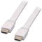 LINDY 5m Flat White Standard HDMI Cable