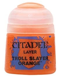 Games Workshop - Citadel Colour Layer: Troll Slayer Orange (12ml) Paint