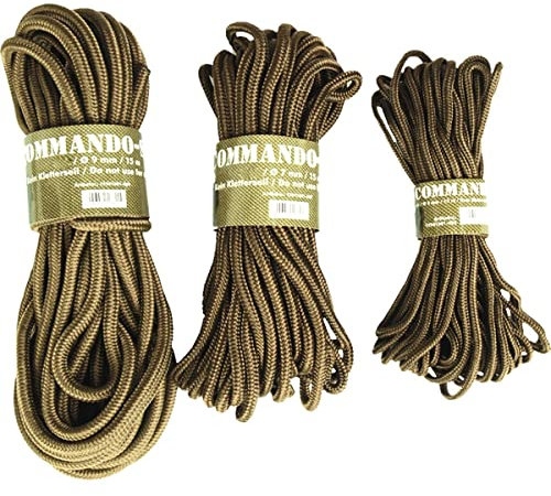 Mil-Tech Commando-Seil-15941005-007 Commando-Seil Coyote Einheitsgröße