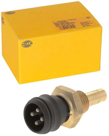 HELLA 6PT 009 107-841 Sensor, coolant temperature - 4-pin connector | Compatible with: Mercedes Benz 124 Cabriolet, 124 Coupe, 124 Notchback, 124 T-Model, 190, C-Class, E-Class, E-Class T-Model