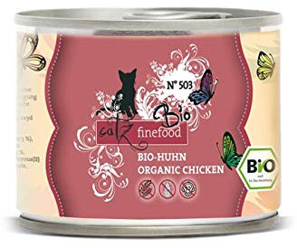 Pets Nature Catz finefood Bio No. 503 Huhn | 6X 200g Katzenfutter nass