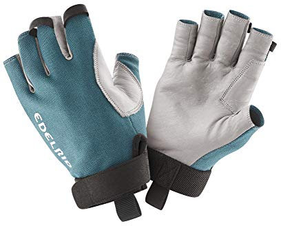 Edelrid Unisex – Erwachsene Work Glove Open II, Shark Blue, M
