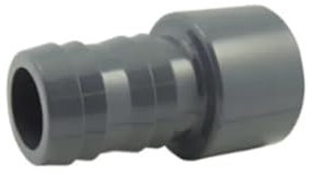 Douille PVC pression cannelée 25 mm, à coller mâle 25 mm