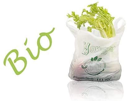 VIRSUS scatolo da 500 shopper biodegradabili compostabili a norma 2018 (24+6+6x40)