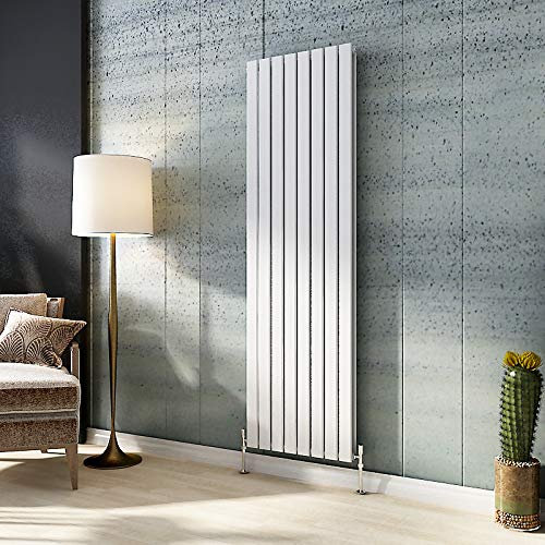 Acezanble∣Vertical Flat Panel Radiator Central Heating White Double Designer 1800x544mm