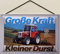 Blechschild mit Kordel 30 x 20 cm Steyr Diesel Traktor - Große Kraft - Kleiner Durst - Serie 80 - Blechemma