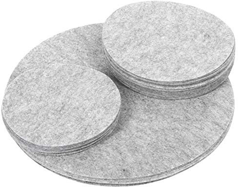 Coussinets de séparation de Vaisselle Assiette à dîner Protection en Feutre Séparateurs de casseroles en céramique(gris2)