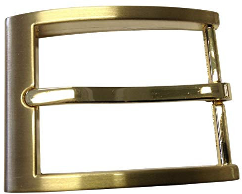BELTINGER Gürtelschnalle 3,5 cm | Gürtelschnalle 3,5 cm | Buckle Gürtelschließe 35mm Massiv | Dorn-Schließe | Für Wechselgürtel 3.5cm | Gold
