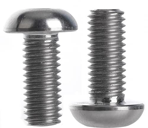 DONGKER Schrauben fur Flaschenhalter, 2 Stuck M5 x 12mm Titan Fahrradschrauben, Fahrrad Hardware für Motorrad Rennrad
