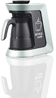 arnica Köpüklü | Türkische | Arabische| Griechische | Mokka Kaffeemaschine | Für 4 Tassen | Überlaufschutz | Mintgrün