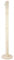Kratzbaumland Woody-Deckenspanner Kratzbaum mit 12 cm Premium-Sisalstämme (270-280 cm)(Sisalfarbe Sandgrau)(Creme - Edelplüsch)