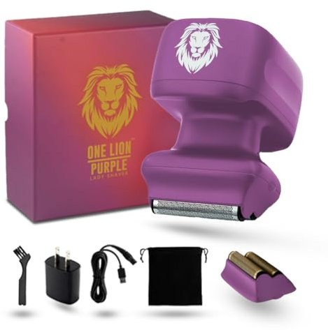 One Lion Purple PRO Folienrasierer, Geschenk für Männer