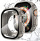 KADES 2er-Pack wasserdichte Hülle für Apple Watch Ultra 2/Ultar 49mm,Kratzfest PC Rundum Schutzhülle mit hinterer Rahmen für iWatch Ultra 2/Ultra 49mm Displayschutz,Titan/Titan