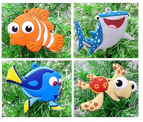 Findet Nemo Ornament-Set mit Dory, Squirt und Freunden